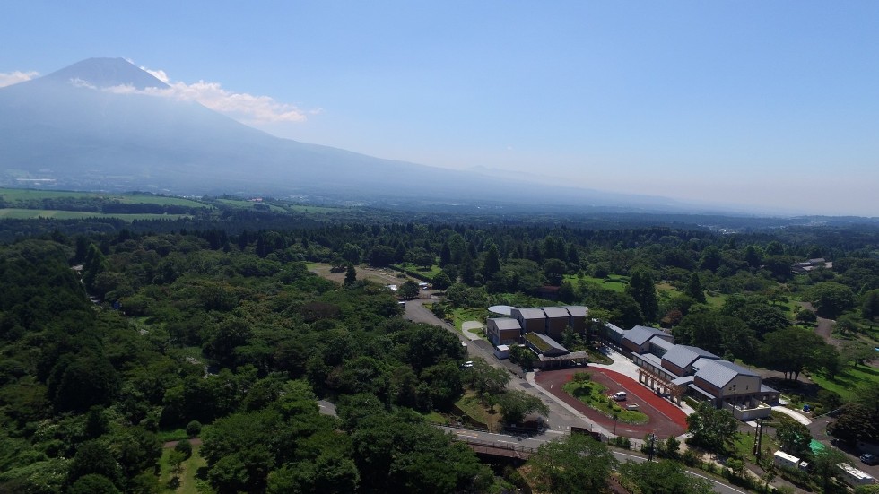 富士自然教育センター上空から
